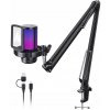 Maono DGM20S Kardioidný Herný Mikrofón s Podsvietením a Ramenom Maono DGM20S Kardioidný Herný Mikrofón s Podsvietením a Ramenom