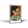 Pablo Picasso - Autoportrait | Obraz Vintessia v ráme Rozmery obdĺžnik: 50x75, Rám: Čierny matný-alu Pablo Picasso - Autoportrait | Obraz Vintessia v ráme Rozmery obdĺžnik: 50x75, Rám: Čierny matný-alu