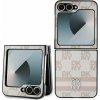 DKNY PU Leather Checkered Pattern and Stripe Samsung Galaxy Z Flip 6 ružový 57983121743 DKNY PU Leather Checkered Pattern and Stripe Samsung Galaxy Z Flip 6 ružový 57983121743
