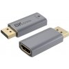 OEM PremiumCord adaptér DisplayPort - HDMI, 8K@60Hz, 4K@144Hz Male/Female, pozlacené konektory kportad30 OEM PremiumCord adaptér DisplayPort - HDMI, 8K@60Hz, 4K@144Hz Male/Female, pozlacené konektory kportad30