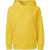 Neutral Mikina s kapucí O 13101 bio bavlna dětská COT771301200y1-yellow žltá