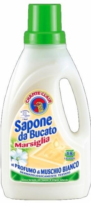 ChanteClair Chic Sapone da Bucato Muschio Bianco Marsiglia Bílý Mošus tekuté prací mýdlo 18 PD 1 l