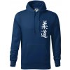 Judo nápis japan Mikina pánska Cape s kapucňou Polnočná modrá