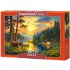 Puzzle 3000 el. Zachód słońca nad leśną rzeką Puzzle 3000 el. Zachód słońca nad leśną rzeką