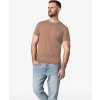 Pánske tričko slim fit CityZen DAVOS béžová M Pánske tričko slim fit CityZen DAVOS béžová M