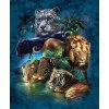 Norimpex diamantové maľovanie Safari zvieratá 30 x 40 cm