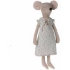 Maileg Myška v nočnej košeli Nightgown Maxi