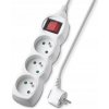 Predlžovací Kábel do zásuvky GETI 5 m, 3 ks, biely Predlžovací Kábel do zásuvky GETI 5 m, 3 ks, biely