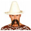 Mexické slamené sombrero s brmbolcami 33 cm Mexické slamené sombrero s brmbolcami 33 cm