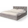 Wilsondo Čalúnená manželská posteľ Miran 180x200 - sivá Wilsondo Čalúnená manželská posteľ Miran 180x200 - sivá