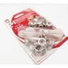 Auto-Moto cvoky na silné materiály - nikiel - priemer 1,5 cm - 10 ks Auto-Moto cvoky na silné materiály - nikiel - priemer 1,5 cm - 10 ks