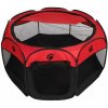 Pet Octagonal ohrádka pre psov červená-čierna varianta 42943 Pet Octagonal ohrádka pre psov červená-čierna varianta 42943