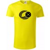 Florbal lopta - Tričko z organickej bavlny - 2XL ( Citrónová ) Florbal lopta - Tričko z organickej bavlny - 2XL ( Citrónová )