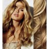 Clip in vlnité vlasy pravé ľudské REMY 53 cm - prírodná blond Clip in vlnité vlasy pravé ľudské REMY 53 cm - prírodná blond