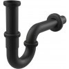 AlcaPlast A4320BLACK - Sifón umývadlový „U“ DN32 s prevlečnou maticou 5/4 AlcaPlast A4320BLACK - Sifón umývadlový „U“ DN32 s prevlečnou maticou 5/4