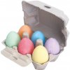Bigjigs Toys Sada farebných kried v tvare vajcia 6 ks Bigjigs Toys Sada farebných kried v tvare vajcia 6 ks