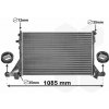 Chladič motora VAN WEZEL 43012560 Chladič motora VAN WEZEL 43012560