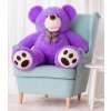 Majlo Toys Plyšový medveď Maty 130 cm fialový Majlo Toys Plyšový medveď Maty 130 cm fialový