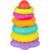 Playgro Štruktúrované navliekacie krúžky