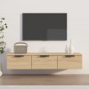 Nástěnná skříňka dub sonoma 102 x 30 x 20 cm kompozitní dřevo Hnědá 811406 Nástěnná skříňka dub sonoma 102 x 30 x 20 cm kompozitní dřevo Hnědá 811406