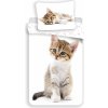 Jerry Fabrics Plátenná fototlač Mačiatko biele 140x200, 70x90 cm Jerry Fabrics Plátenná fototlač Mačiatko biele 140x200, 70x90 cm