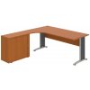 OFFICE PRO s.r.o. HOBIS kancelársky stôl pracovný, zostava pravá - CE 1800 HR P, čerešňa OFFICE PRO s.r.o. HOBIS kancelársky stôl pracovný, zostava pravá - CE 1800 HR P, čerešňa