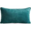 Eurofirany Zamatový vankúš GAJA tmavotyrkysová Polyester 30x50 cm - možnosť úpravy rozmeru Eurofirany Zamatový vankúš GAJA tmavotyrkysová Polyester 30x50 cm - možnosť úpravy rozmeru