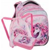 Školský batoh (3-dielny set) BagMaster Beta 26 B - Jednorožec Školský batoh (3-dielny set) BagMaster Beta 26 B - Jednorožec
