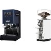 Gaggia New Classic E24 BC, blue + Eureka Mignon Libra, CR white Gaggia New Classic E24 BC, blue + Eureka Mignon Libra, CR white