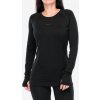 Funkčné tričko dámske Icebreaker Merino 200 ZoneKnit LS Crewe - black Funkčné tričko dámske Icebreaker Merino 200 ZoneKnit LS Crewe - black