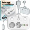 NAPÁJACIA LIŠTA PREDLŽOVAČKA NA STENU 2500W S QC3.0 3x USB 2x AC 1x USB-C NAPÁJACIA LIŠTA PREDLŽOVAČKA NA STENU 2500W S QC3.0 3x USB 2x AC 1x USB-C