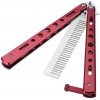 BENCHMADE Balisong Hair Red – tréningový motýlik v bordovom prevedení BENCHMADE Balisong Hair Red – tréningový motýlik v bordovom prevedení