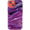 Picasee silikónový prehľadný obal pre Apple iPhone 13 mini - Purple glitter Picasee silikónový prehľadný obal pre Apple iPhone 13 mini - Purple glitter