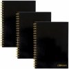 PUKKA PAD Carpe Diem Špirálový zošit, B5, linajkový, 80 listov, FSC, čierny