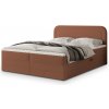 Manželská boxspring posteľ s úložným priestorom Armelin 180x200 - tehlová Manželská boxspring posteľ s úložným priestorom Armelin 180x200 - tehlová