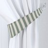 Dekoria Úchyt Victoria, 1ks, zelené a biele pruhy (1,5 cm), 12 x 70 cm, Quadro, 144-35 Dekoria Úchyt Victoria, 1ks, zelené a biele pruhy (1,5 cm), 12 x 70 cm, Quadro, 144-35