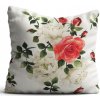 Mondo Italia Vodeodolná obliečka na vankúš MIGD294 ruže na bielom 40x40 cm Viacfarebná Mondo Italia Vodeodolná obliečka na vankúš MIGD294 ruže na bielom 40x40 cm Viacfarebná