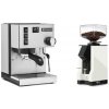 Rancilio Silvia BC + Eureka Mignon Silenzio 55, BL white Rancilio Silvia BC + Eureka Mignon Silenzio 55, BL white