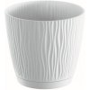 Prosperplast Kvetináč Sandy s miskou biely, variant 23,9 cm Prosperplast Kvetináč Sandy s miskou biely, variant 23,9 cm