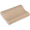 Bellatex Polštář anatomický polyuretan, kávový jersey - 45x30 cm Bellatex Polštář anatomický polyuretan, kávový jersey - 45x30 cm