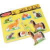 Melissa & Doug Puzzle dřevěné se zvuky Domácí zvířata 8 dílků Melissa & Doug Puzzle dřevěné se zvuky Domácí zvířata 8 dílků