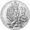 Česká mincovna Strieborná minca Český lev 2026 stand 5 oz