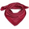 Saténová šatka bodka 65x65 cm - červená Saténová šatka bodka 65x65 cm - červená