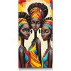 Vymalujsisam.sk Maľovanie podľa čísiel - Tri africké ženy Veľkosť: 40x80cm, Rám: Na plastovej doske Vymalujsisam.sk Maľovanie podľa čísiel - Tri africké ženy Veľkosť: 40x80cm, Rám: Na plastovej doske