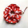VYSNIVANE COPIKY Gumička scrunchie na vlasy latkovaná Cherry - Červená/Red VYSNIVANE COPIKY Gumička scrunchie na vlasy latkovaná Cherry - Červená/Red