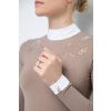 Fleur de lys Tričko dámske pretekové Gerbera Beige s dlhým rukávom