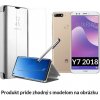 Otváracie Púzdro Luxria Clear View pre Huawei - Strieborné pre Huawei: Y7 (2018) Otváracie Púzdro Luxria Clear View pre Huawei - Strieborné pre Huawei: Y7 (2018)