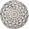 HK living Bavlnená kúpelňová predložka/koberček Round Black 80 cm HK living Bavlnená kúpelňová predložka/koberček Round Black 80 cm