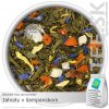 ZELENÝ ČAJ OCHUTENÝ Jahody v šampanskom (250g) ZELENÝ ČAJ OCHUTENÝ Jahody v šampanskom (250g)