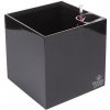 Plastkon Cubico samozavlažovací kvetináč čierna (27 cm) Plastkon Cubico samozavlažovací kvetináč čierna (27 cm)